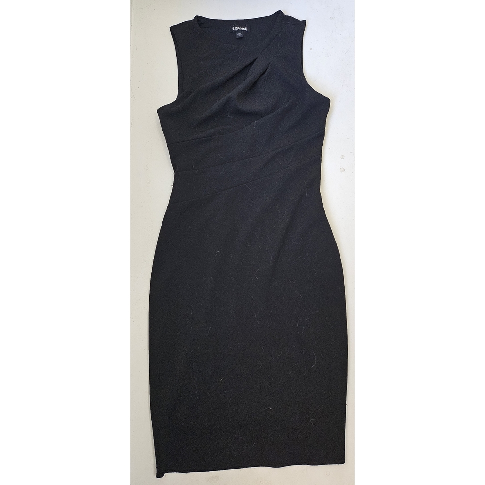 Express Black Midi Dress